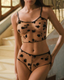 Sexy Sheer Mesh Embroidered Pajama Set