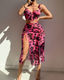 Sexy Printed Mesh Lingerie Set