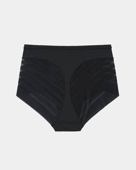 Women's High Elastic Seamless Tummy-Control Butt Lift Mesh Splicing Panties