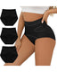 Tummy Control Underwear for Women High Waisted Panties Comfy Briefs Pack