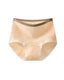 Plus Size 10A Antibacterial Cotton Extra Long Crotch High Waist Comfortable Briefs