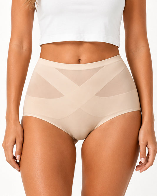 High Waist Seamless Tummy Control Hip-hugging Panties