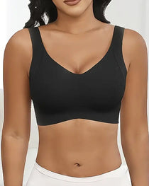 Women's Solid Color Four Rows Adjustable Wireless Bras