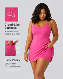 Casual Loose Stretchy Easy-to-Wear Yoga Dress