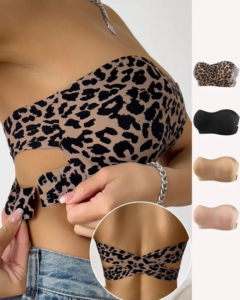Women's Strapless Bra with Cross Side Buckle Bras Main image