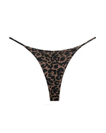 Double-Layer String Cotton T-Back Thong