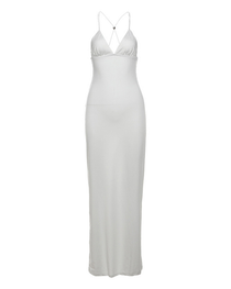 Sexy Halter Tie Backless Butterfly Detail Printed Bodycon Dress