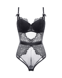 Sexy Lace Sheer Shaping Bodysuit
