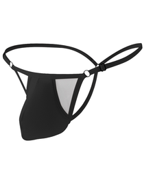 Sexy Men's Ice Silk High-Stretch Thong Underwear — 3-Pack