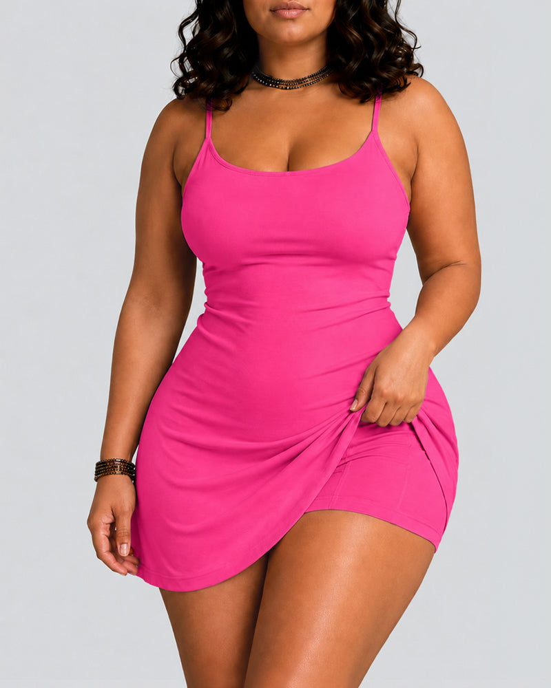 Casual Loose Stretchy Easy-to-Wear Yoga Dress Main image