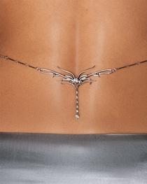2-Packs Sexy Delicate Chain Rhinestone Totem Waist Chain