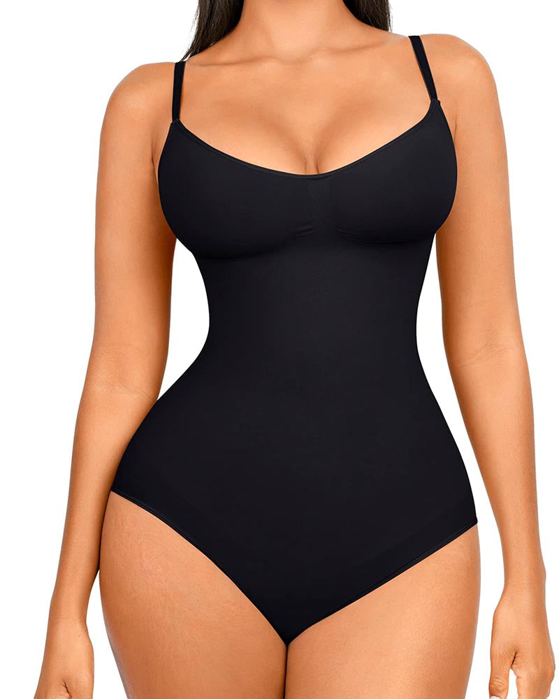 Shapewear Waist Trainer Bodysuits Women Clothing Tummy Control Seamless Full Body Shaper Square Neck Jumpsuits Top Main image