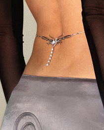 2-Packs Sexy Delicate Chain Rhinestone Totem Waist Chain