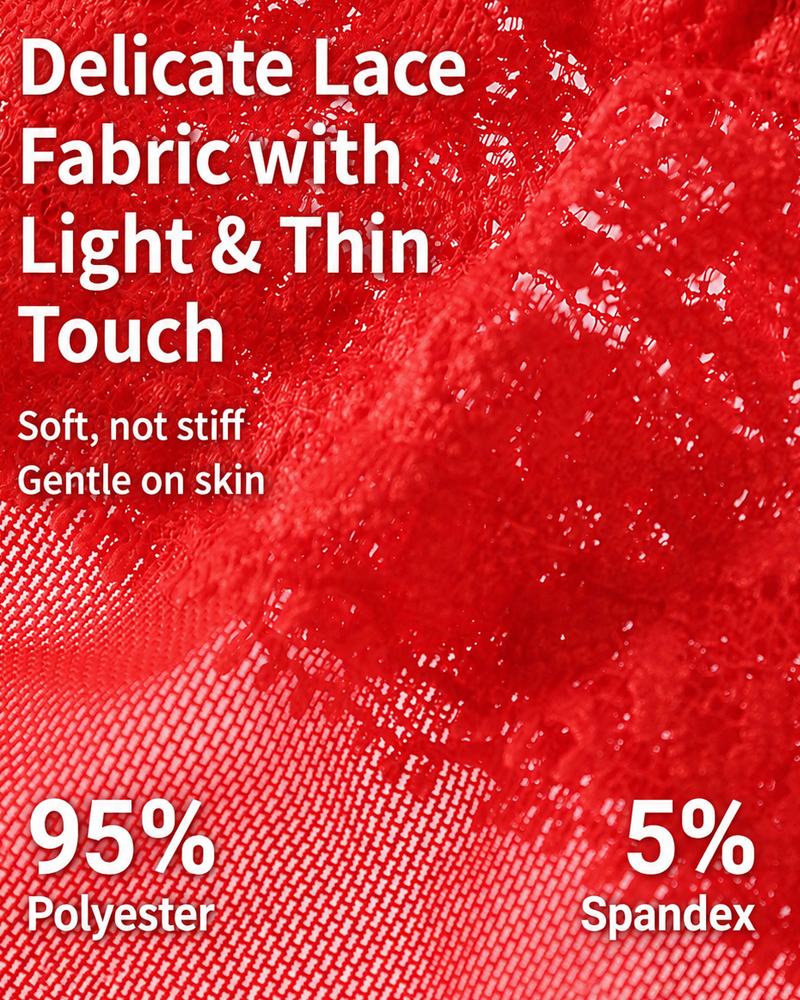 Sexy Men's Lace Thigh Strap Thong