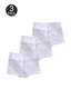 Sexy Hollow-Out Lace Mid-Rise Breathable Boyshorts