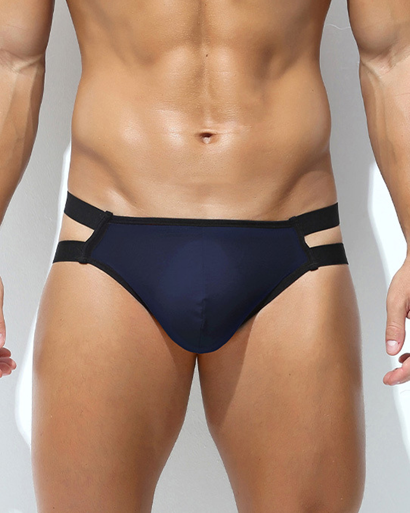 Sexy Double Side Strap Metal Ring G-String