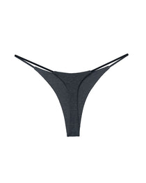 Double-Layer String Cotton T-Back Thong
