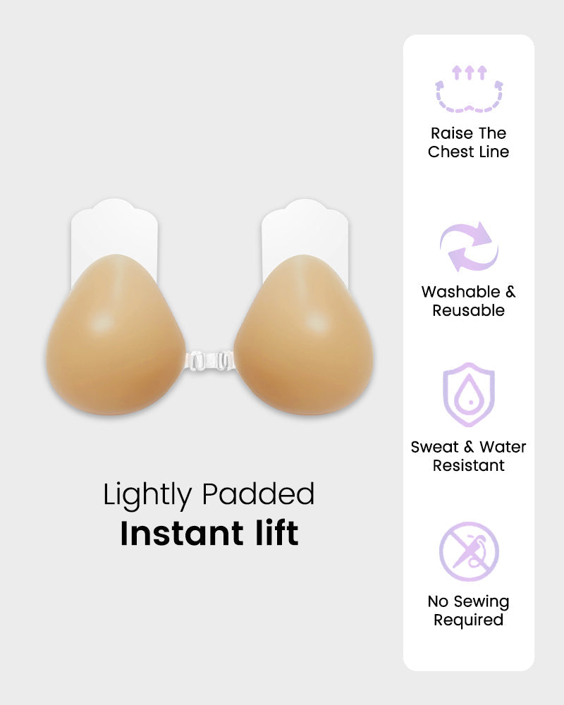 Ultra Lift Silicone Self-Adhesive Invisible Bra (2 Pack) Main image