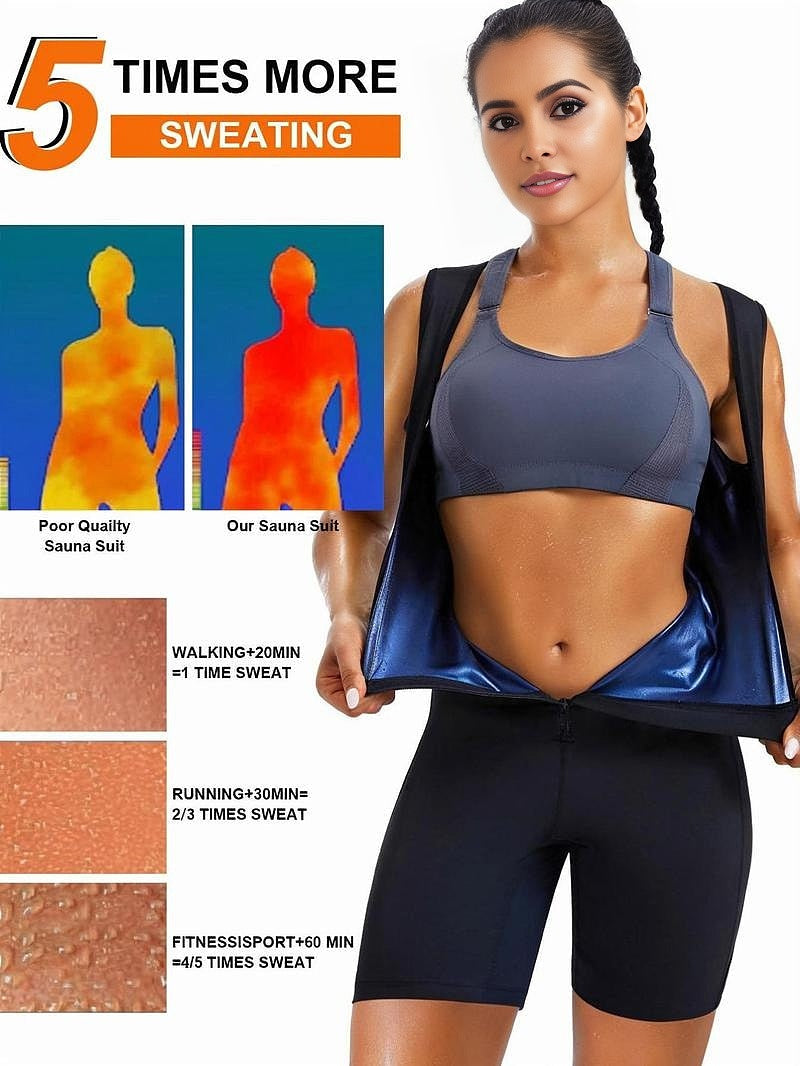 Women's Solid Zip Up Shapewear Bodysuit