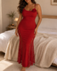 Sexy Rose Appliqué Lace-Paneled Sheer Bodycon Babydoll