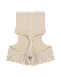 High-Waisted Hip-Lifting Lace Boxers