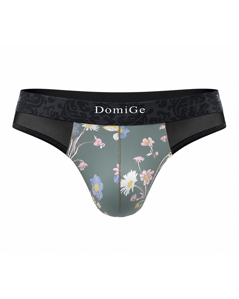 2-Pack Sexy Men's Printed Mesh Low-Rise Thongs