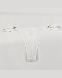 Cotton Threaded T-Pants Women's Low Waist Hip Lifting Fitness High Fork Fashionable Thong
