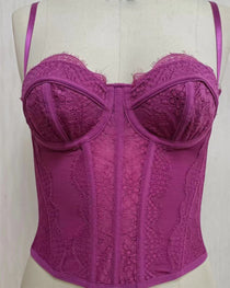 Vest Camisole Push-up Corset Sexy Slim-fit Strapless Lace Outer Wear Underwear