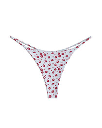 Double-Layer String Cotton T-Back Thong