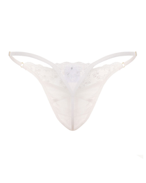 Underwire Push-Up Mesh Lace Spliced Fitted Nightgown