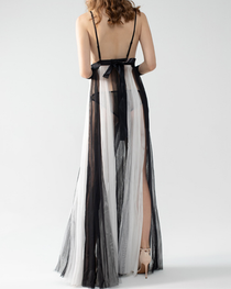 Sexy Lace Camisole Nightdress with High Slit