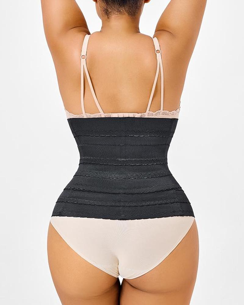 Women's basic minimalist breathable comfort sports belt bodysuit for Daily Gym Secondary image