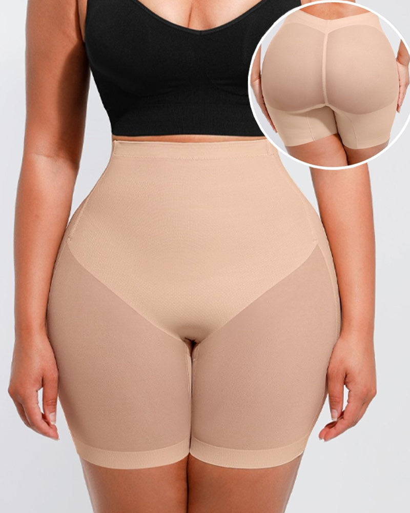 Women's Tummy Slimming Legs Back Low Waist Close-Fitting Mesh Body Shaping Buttocks Shorts Main image