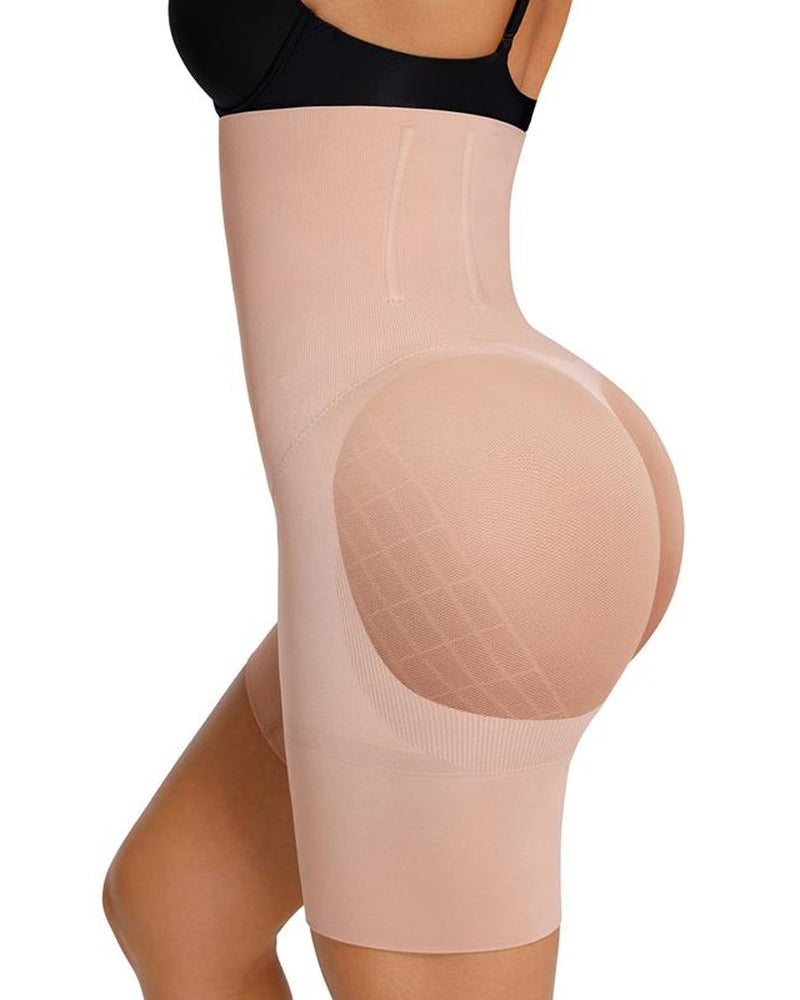 Women's Tummy Control High Waist Plus Size Compression Breathable Shaping Shorts Secondary image