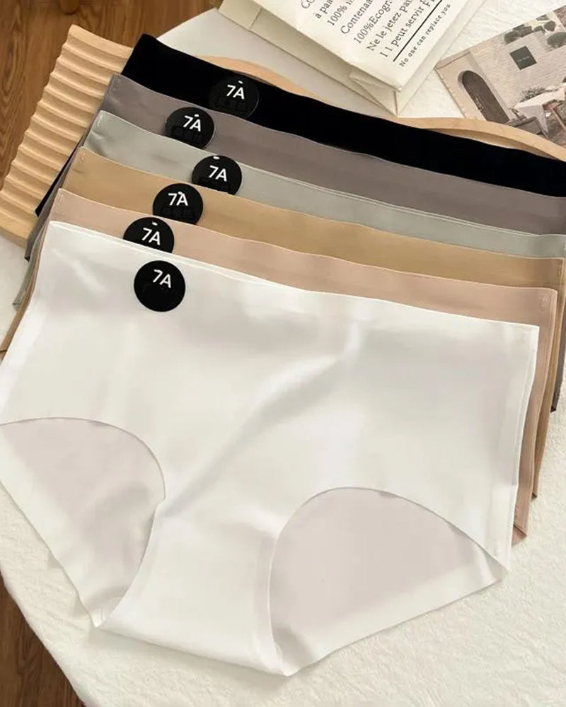 6-pack Women's Silk Comfort Antibacterial Seamless Briefs Main image