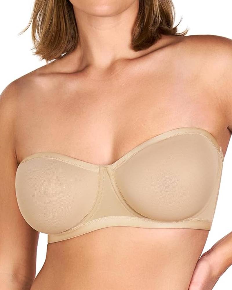 Women's Sheer Mesh Unlined Underwire Adjustable Removable Straps Half Cup Bra Secondary image