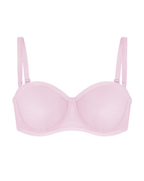 Women's Sheer Mesh Unlined Underwire Adjustable Removable Straps Half Cup Bra