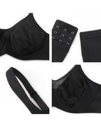 Women's Smooth Unlined Mesh Plus Size Underwire Bra