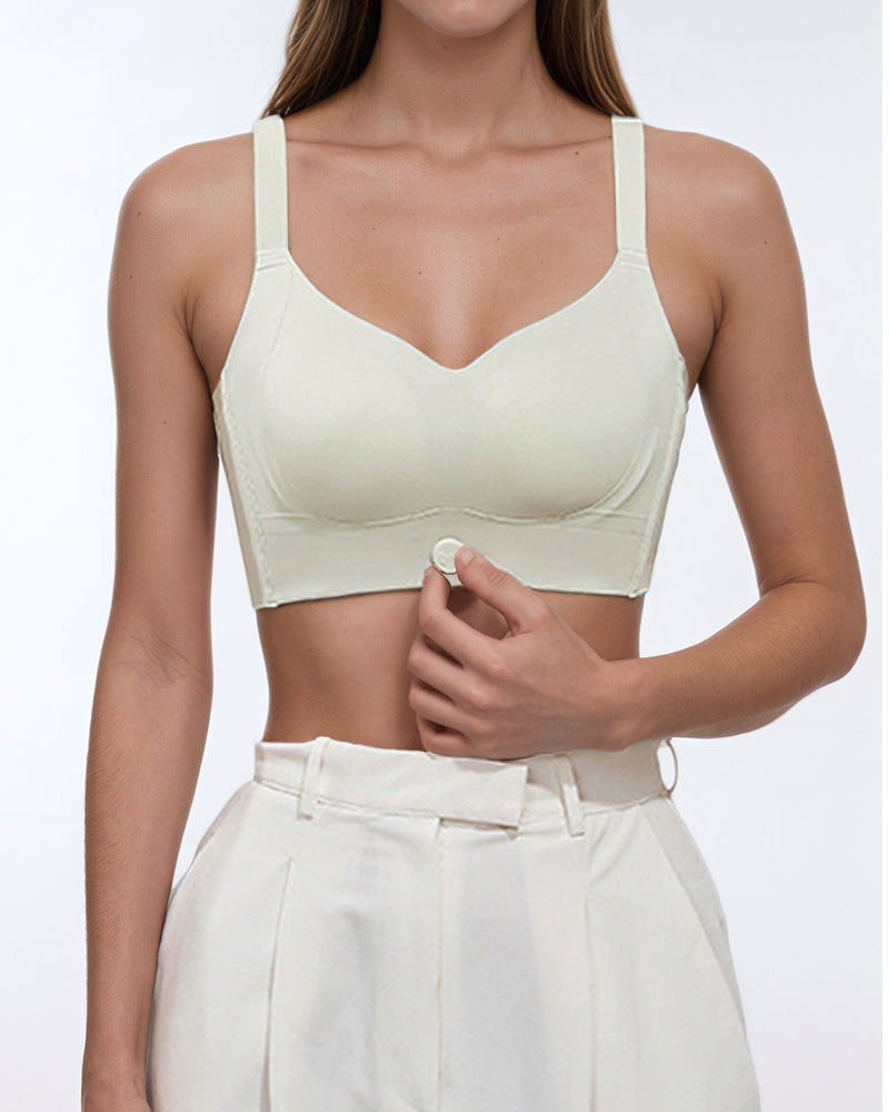 Women's Seamless Push-Up Bra With Rotating Buckle To Prevent Sagging Main image