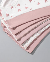 Women's Breathable Soft Love Heart Cotton Printed Panties