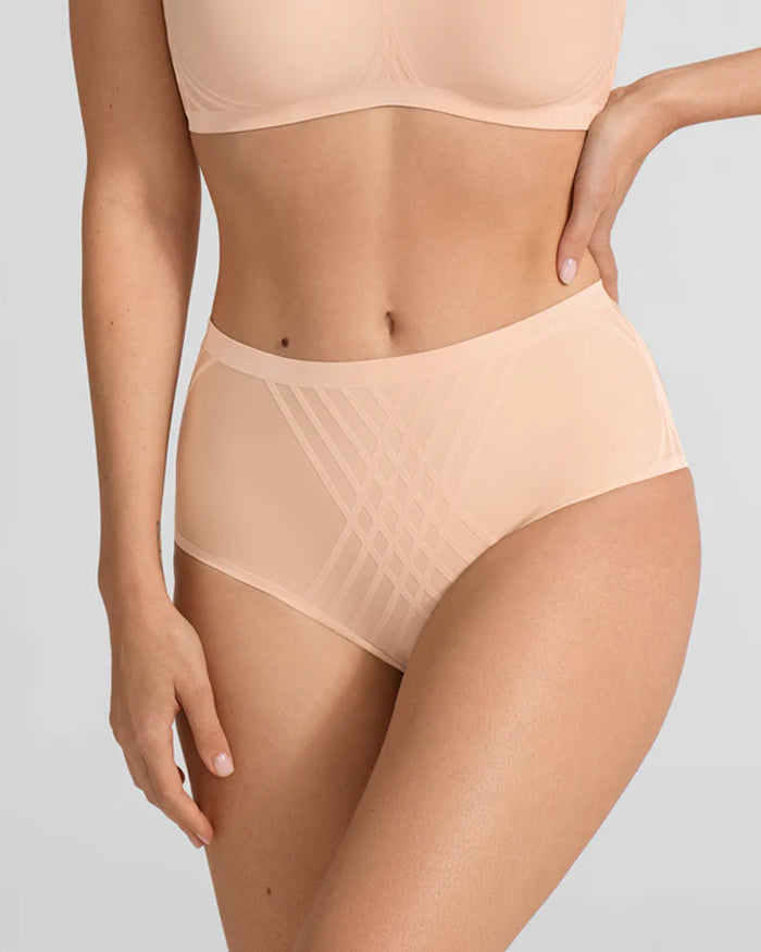 3 Pack High Waist Tummy Lifting Hip Lifting Invisible Cross Comfort Breathable Briefs Main image