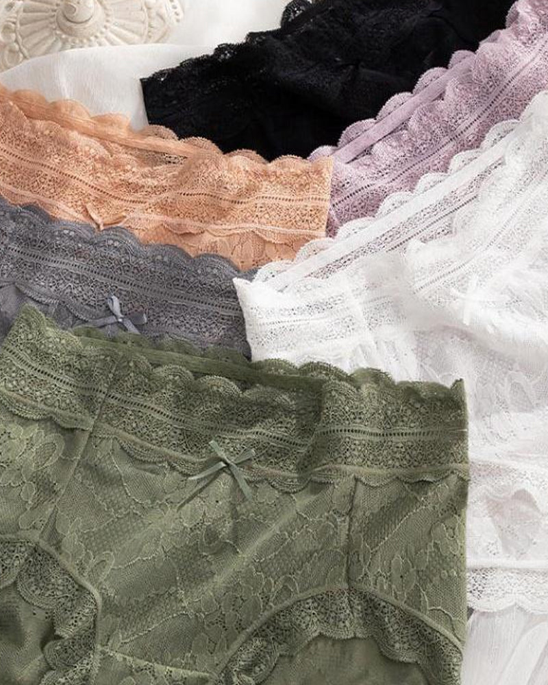 Women's Sexy Comfortable Lace Jacquard Seamless Breathable Panties Secondary image