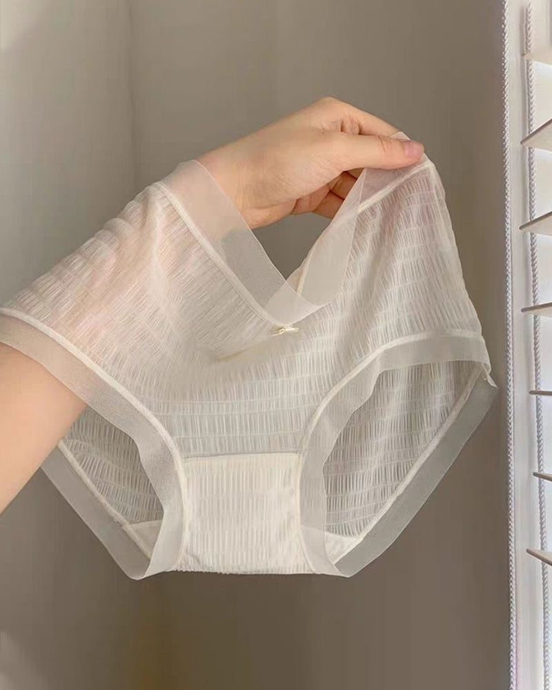 Summer Thin Quick-Drying Translucent Mesh Seamless Cotton Crotch Underwear Main image