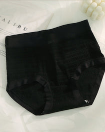 Summer Thin Quick-Drying Translucent Mesh Seamless Cotton Crotch Underwear