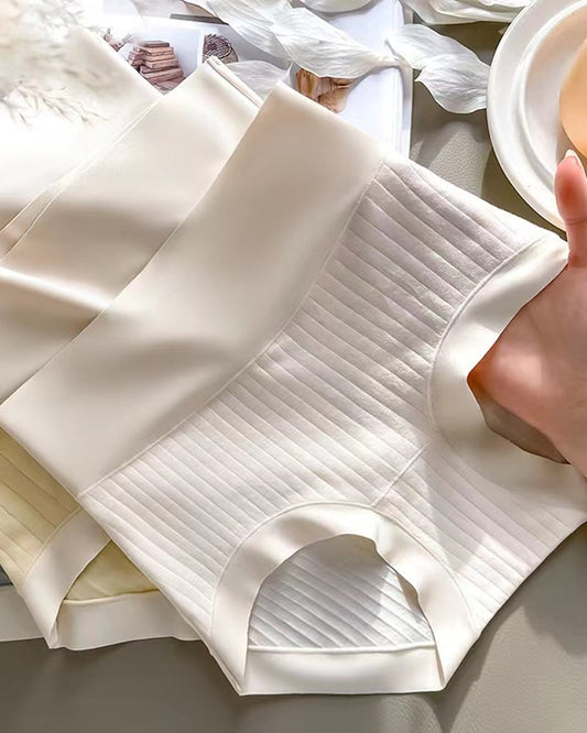 Pure Cotton Antibacterial Crotch Seamless High Elastic Belly-Controlling Cotton Underwear