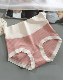 Pure Cotton Antibacterial Crotch Seamless High Elastic Belly-Controlling Cotton Underwear