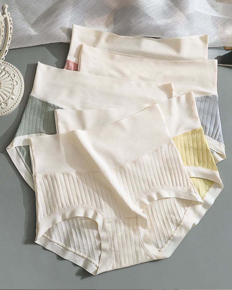Pure Cotton Antibacterial Crotch Seamless High Elastic Belly-Controlling Cotton Underwear Secondary image