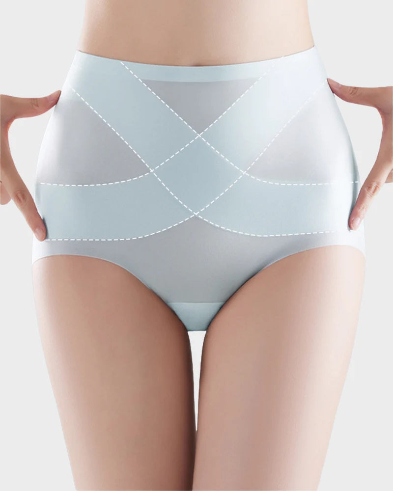 Women's Seamless Ice Silk High Waist Comfortable Underwear Secondary image