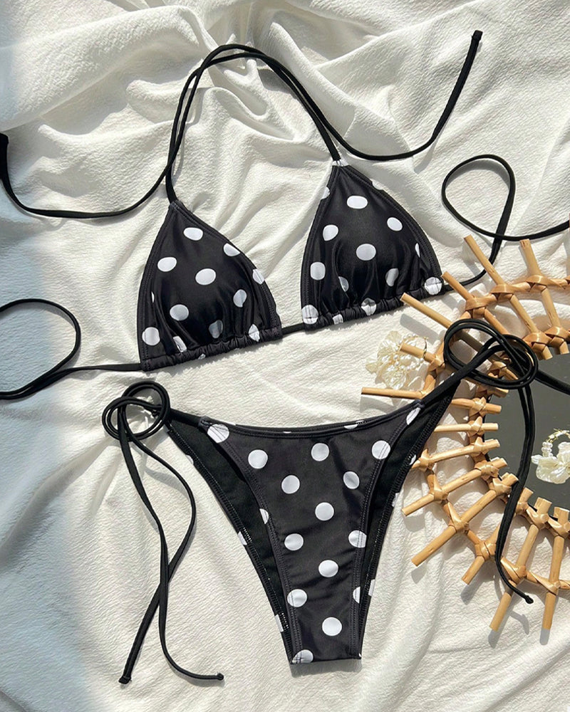 Women's Beach Vacation Printed Bikini Set Main image