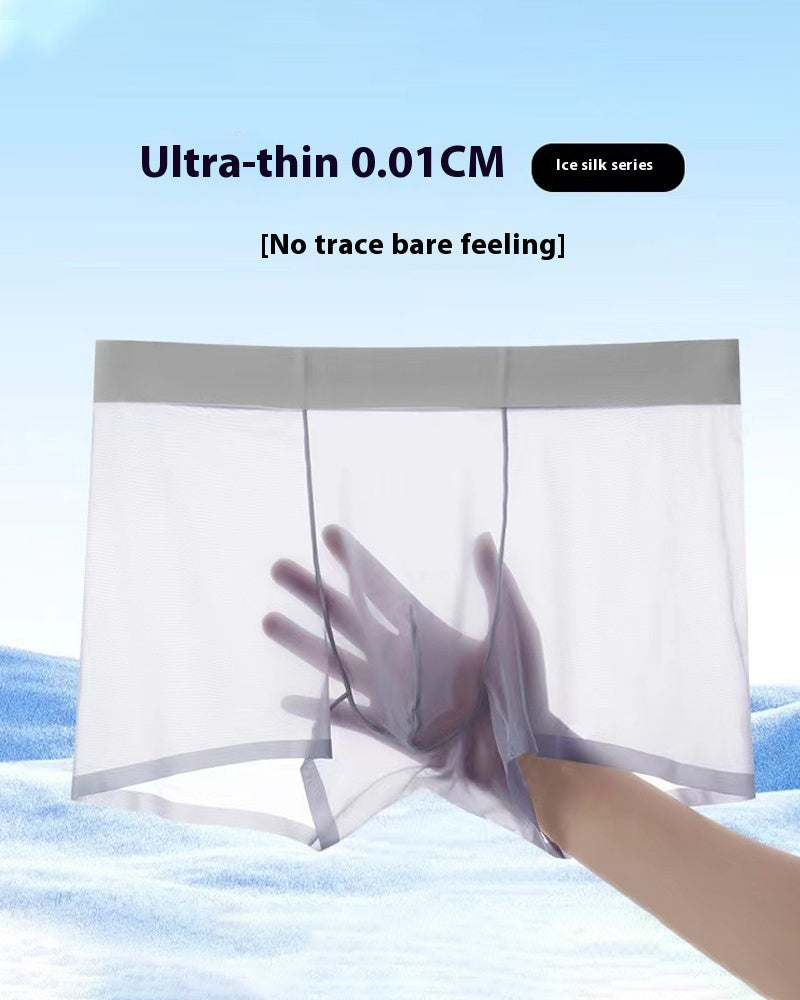 Men's Ice Silk Sexy Comfortable Thin Seamless Breathable Underwear Secondary image